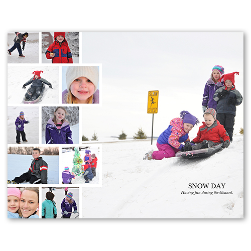 Photo on Photo Horizontal High Count, -8x10-White