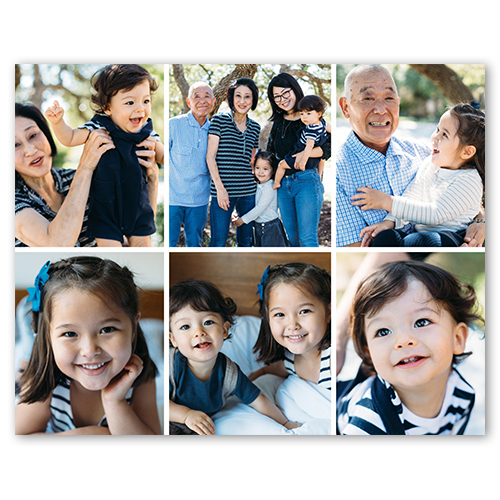 Gallery of Six Grid, -8x10-Multicolor