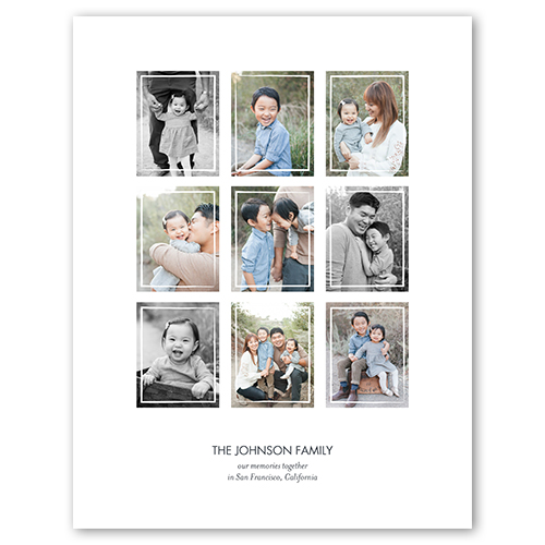 Simple Frames Collage, -11x14-White