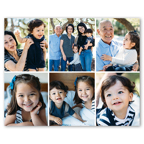 Gallery of Six Grid, -16x20-Multicolor