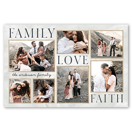 Rustic Family Sentiments, -20x30-Beige