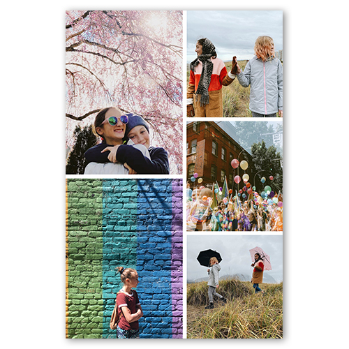 Gallery of Five, -20x30-Multicolor