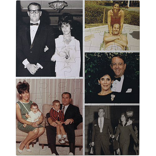 Gallery of Five Portrait Large Piece Puzzle, Puzzle Board, 50 large pieces, Rectangle, Large Piece Puzzle, Multicolor, multi