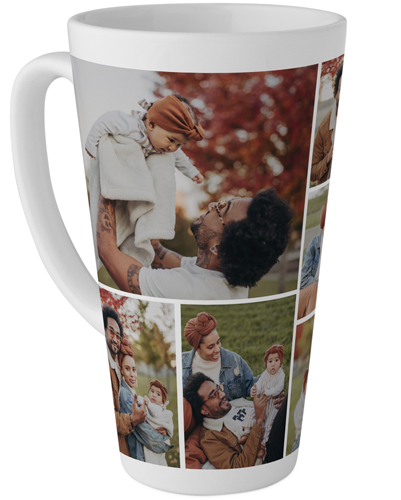 Gallery of Eight Tall Latte Mug, 17oz, Multicolor