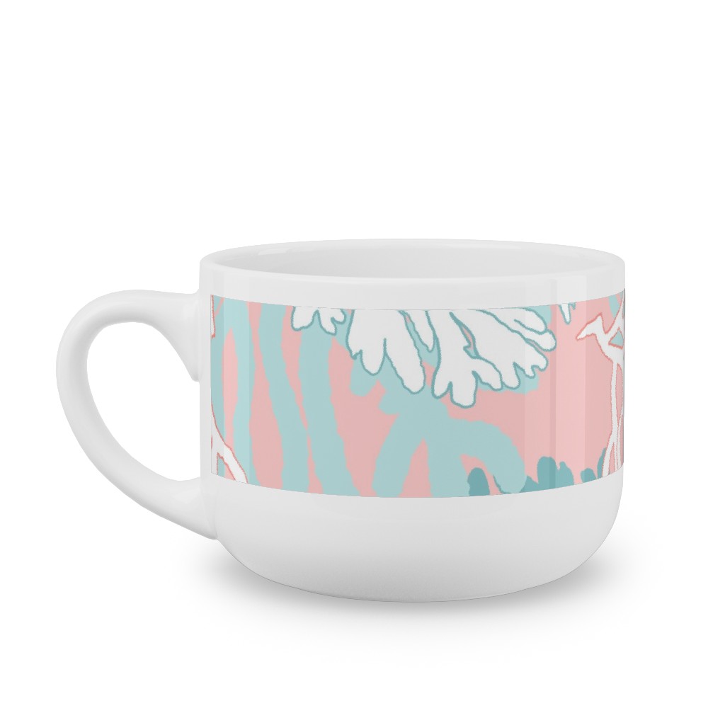 Coral Springs Latte Mug, White,  , 25oz, Multicolor