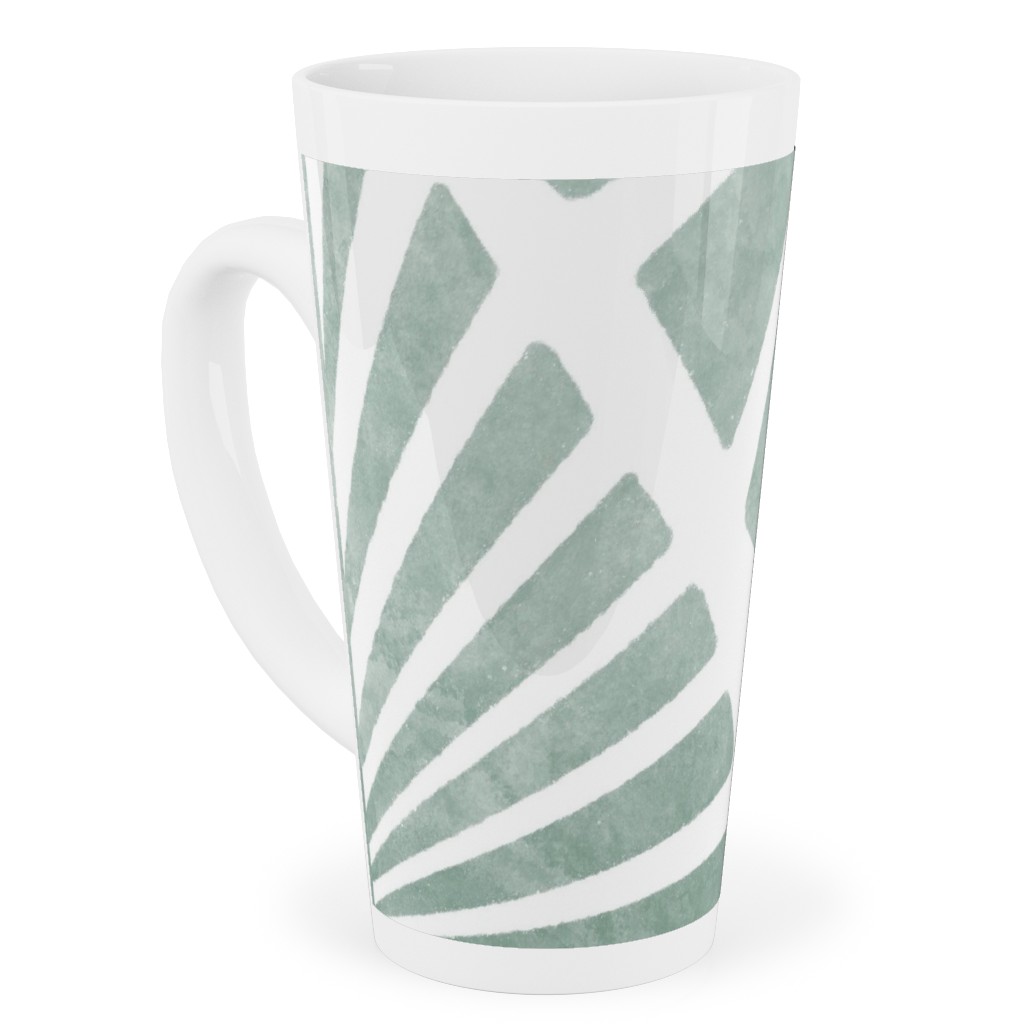Laguna - Green Tall Latte Mug, 17oz, Green