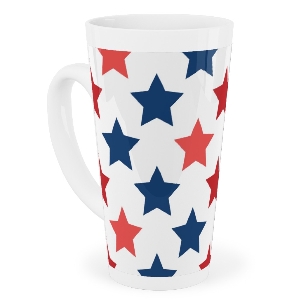 American Stars Tall Latte Mug, 17oz, Multicolor