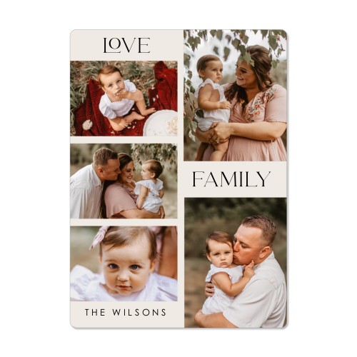 Simply Love Family Magnet, 4x5.5, Black