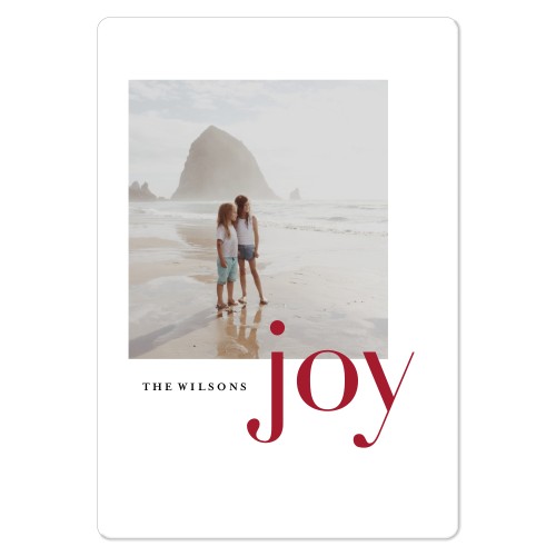 Bold Joy Magnet, 3x5, White