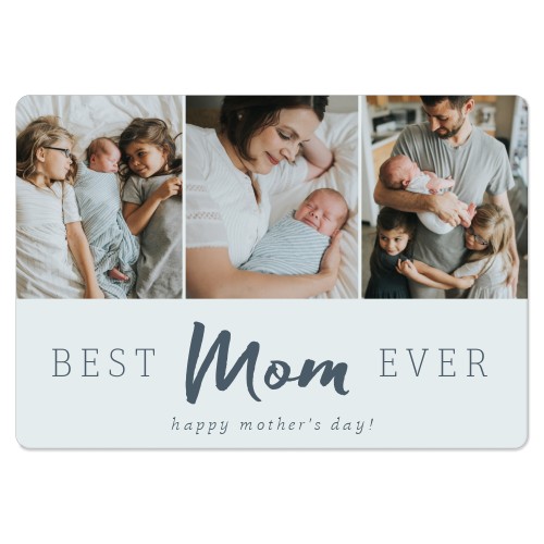 Best Ever Script Trio Magnet, 3x5, Gray