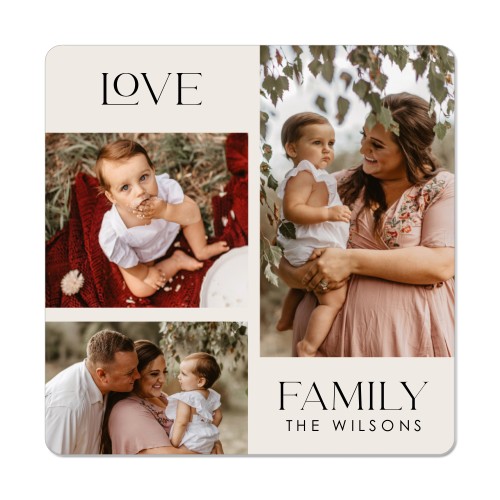 Simply Love Family Magnet, 3x3, Black