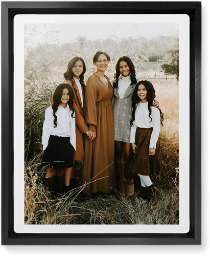 Simple Gallery of One Border Portrait Wall Art, Black, Single piece, Metal, 8x10, Matte, Multicolor