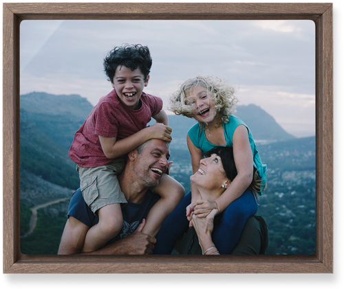 Photo Gallery Wall Art, Walnut, Single piece, Metal, 8x10, Matte, Multicolor