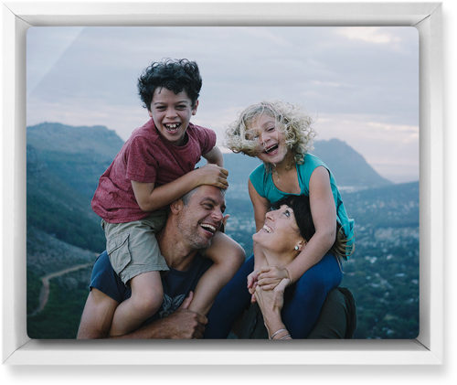 Photo Gallery Wall Art, White, Single piece, Metal, 8x10, Matte, Multicolor