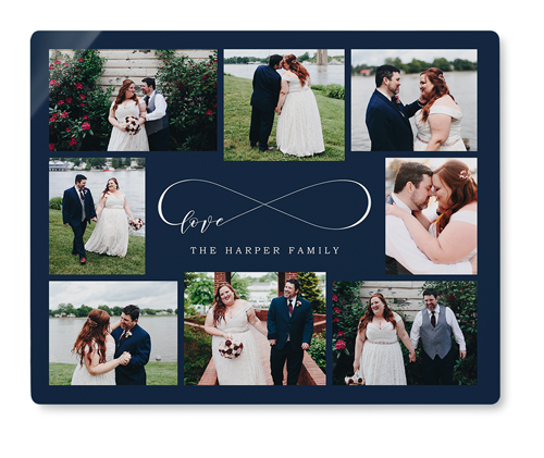 Sweet Moments Wall Art, No Frame, Single piece, Metal, 8x10, Matte, Black, silhouette