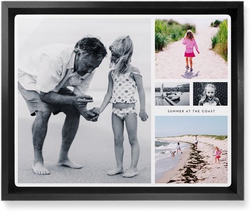 Hero Collage Landscape Wall Art, Black, Single piece, Metal, 8x10, Glossy, Multicolor, multi