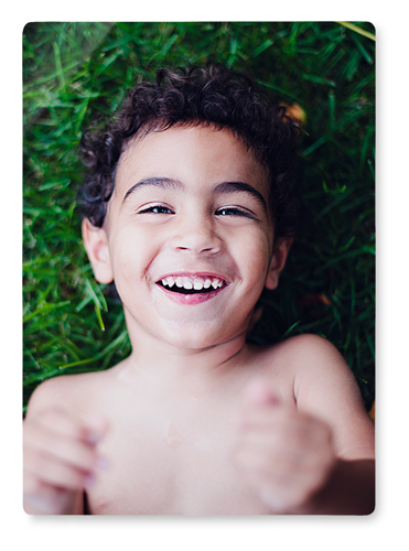 Photo Gallery Portrait Wall Art, No Frame, Single piece, Metal, 10x14, Matte, Multicolor