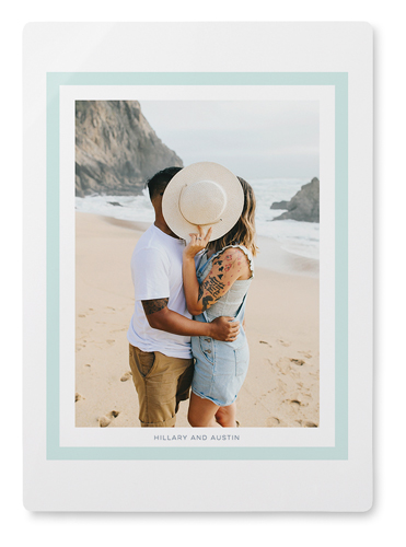 Freeze Frame Wall Art, No Frame, Single piece, Metal, 10x14, Matte, Green, mint