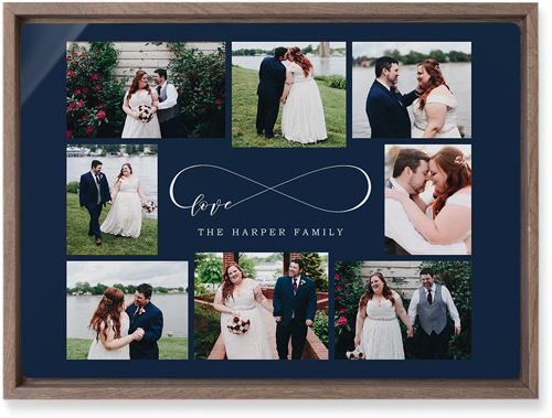 Sweet Moments Wall Art, Walnut, Single piece, Metal, 10x14, Glossy, Black, silhouette