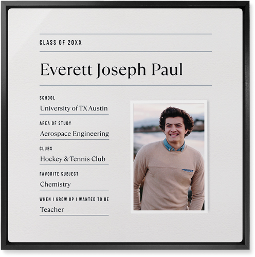 Journal Entry Wall Art, Black, Single piece, Metal, 16x16, Glossy, Beige, antique white