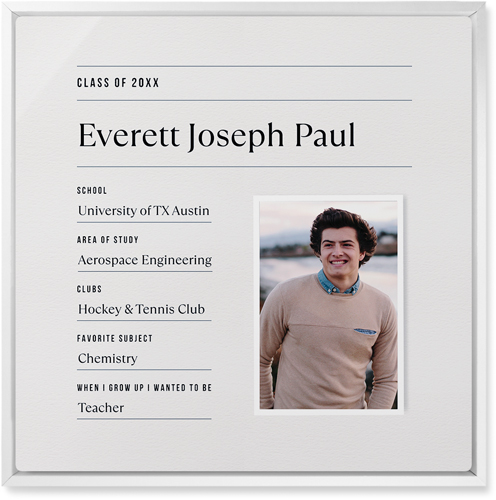 Journal Entry Wall Art, White, Single piece, Metal, 16x16, Matte, Beige, antique white