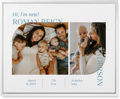 Favorite Infographic Wall Art, White, Single piece, Metal, 16x20, Glossy, White, white