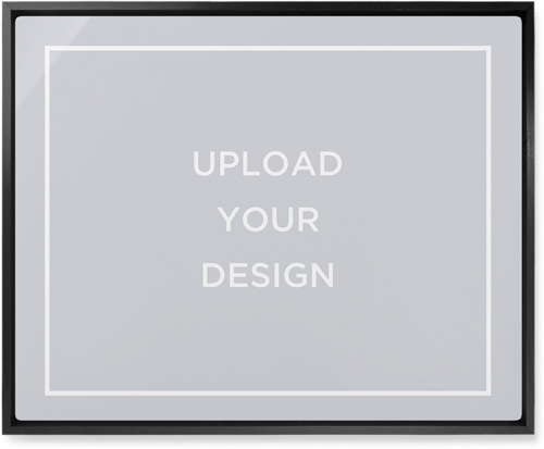 Upload Your Own Design Landscape Wall Art, Black, Single piece, Metal, 16x20, Matte, Multicolor