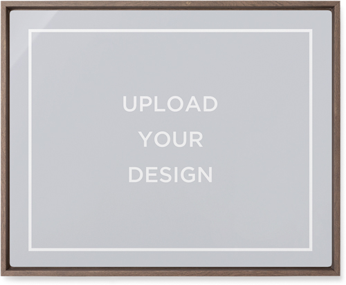 Upload Your Own Design Landscape Wall Art, Walnut, Single piece, Metal, 16x20, Matte, Multicolor