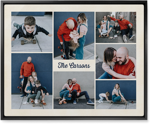 Seven Wonders Wall Art, Black, Single piece, Metal, 16x20, Matte, Multicolor, multi