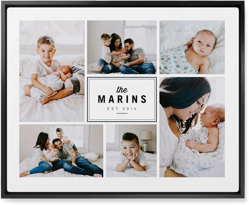 Round We Go Wall Art, Black, Single piece, Metal, 16x20, Glossy, White, white