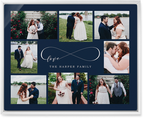 Sweet Moments Wall Art, White, Single piece, Metal, 16x20, Matte, Black, silhouette