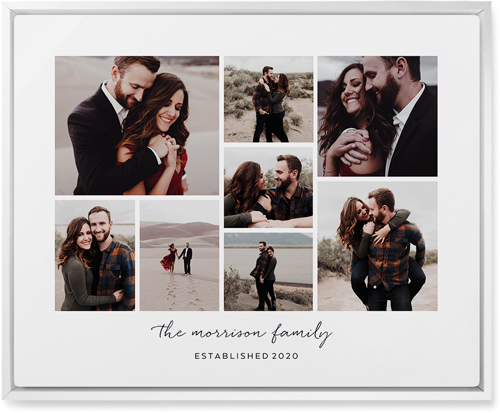 Pieces of Eight Wall Art, White, Single piece, Metal, 16x20, Glossy, White, white