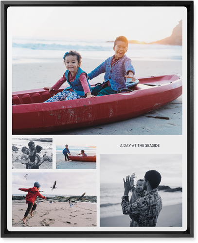 Hero Collage Portrait Wall Art, Black, Single piece, Metal, 16x20, Matte, Multicolor, multi