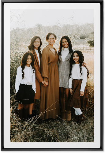 Simple Gallery of One Border Portrait Wall Art, Black, Single piece, Metal, 20x30, Glossy, Multicolor