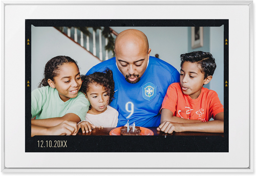 Film Frame Wall Art, White, Single piece, Metal, 20x30, Matte, White, white