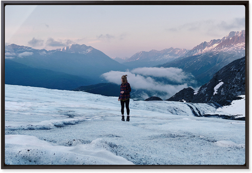 Photo Gallery Square Wall Art, Black, Single piece, Metal, 20x30, Matte, Multicolor, multi