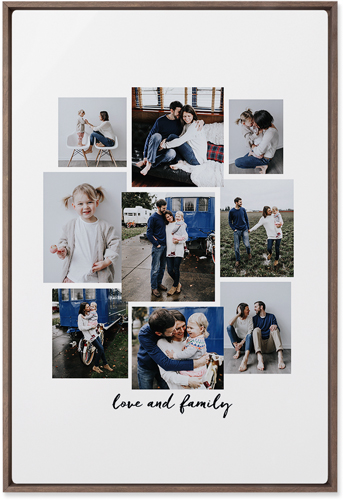 Cloud Nine Wall Art, Walnut, Single piece, Metal, 20x30, Matte, Multicolor, multi