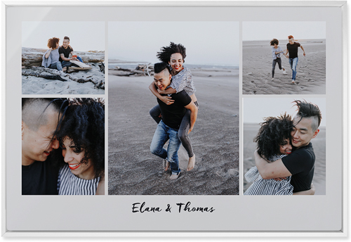 High Five Wall Art, White, Single piece, Metal, 20x30, Matte, Multicolor, multi