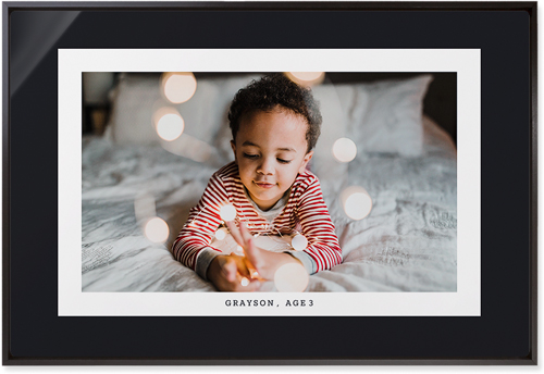 Frame Up Wall Art, Black, Single piece, Metal, 20x30, Glossy, Gray