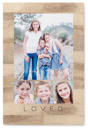 Four Real Wall Art, No Frame, Single piece, Metal, 20x30, Matte, Beige