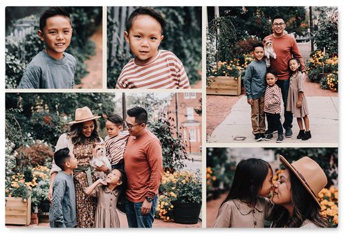 Gallery of Five Wall Art, No Frame, Single piece, Metal, 24x36, Glossy, Multicolor, multi