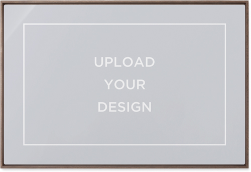 Upload Your Own Design Landscape Wall Art, Walnut, Single piece, Metal, 24x36, Matte, Multicolor