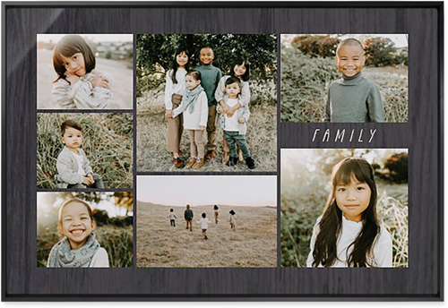 Lucky Seven Wall Art, Black, Single piece, Metal, 24x36, Glossy, Multicolor, multi