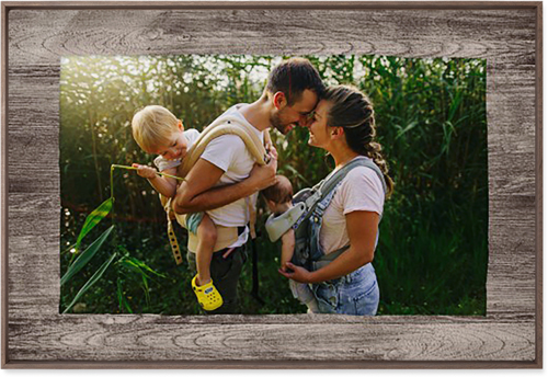 Countryside Wall Art, Walnut, Single piece, Metal, 24x36, Matte, Brown, wood