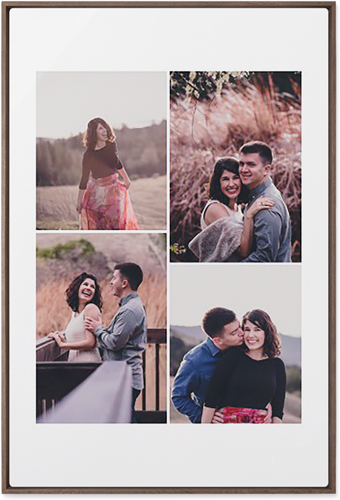 Four Winds Wall Art, Walnut, Single piece, Metal, 24x36, Glossy, White, white