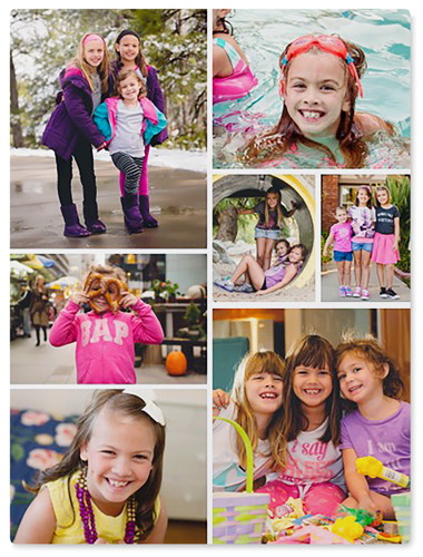 Gallery of Seven Wall Art, No Frame, Single piece, Metal, 30x40, Glossy, Multicolor, multi