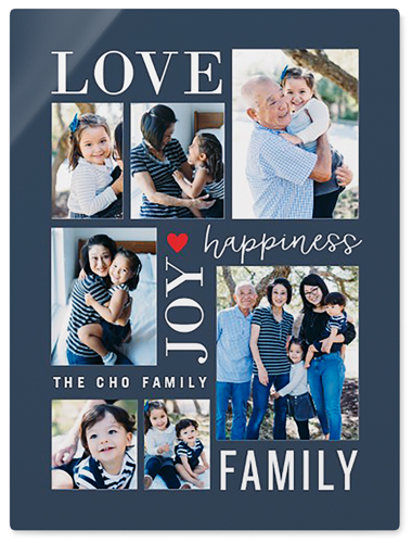 Happiness Is Wall Art, No Frame, Single piece, Metal, 30x40, Glossy, Gray, gray