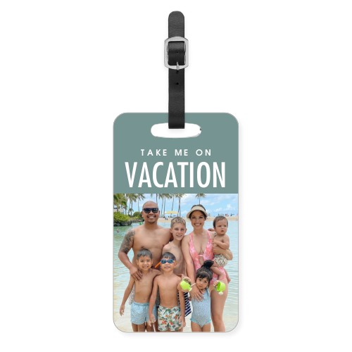 Vacation Gallery Of One Luggage Tag, Large, Multicolor