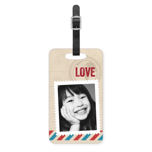 Stamped In Love Luggage Tag, Large, Multicolor