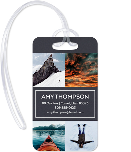 Travel Monogram Luggage Tag by Shutterfly Shutterfly